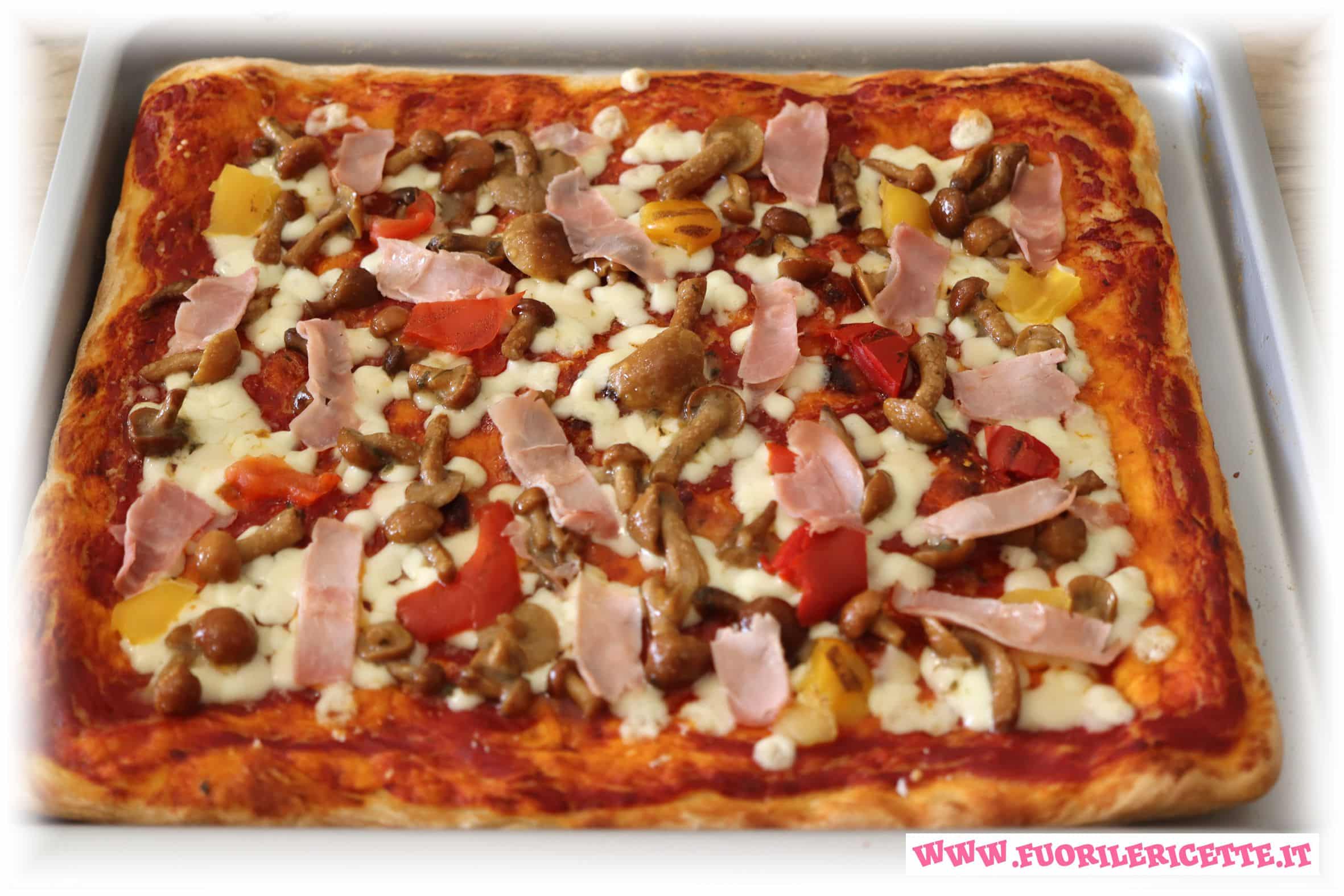 Pizza a lunga lievitazione con idratazione al 70%