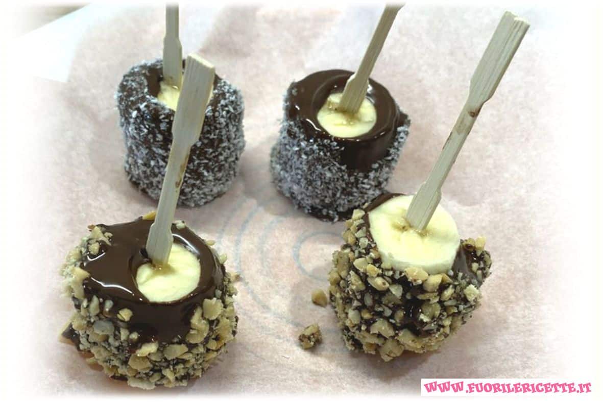 Banane al cioccolato