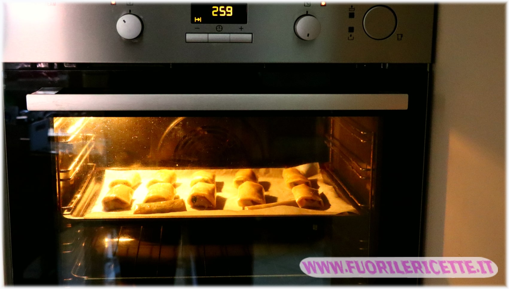 cuocere in forno gli involtini