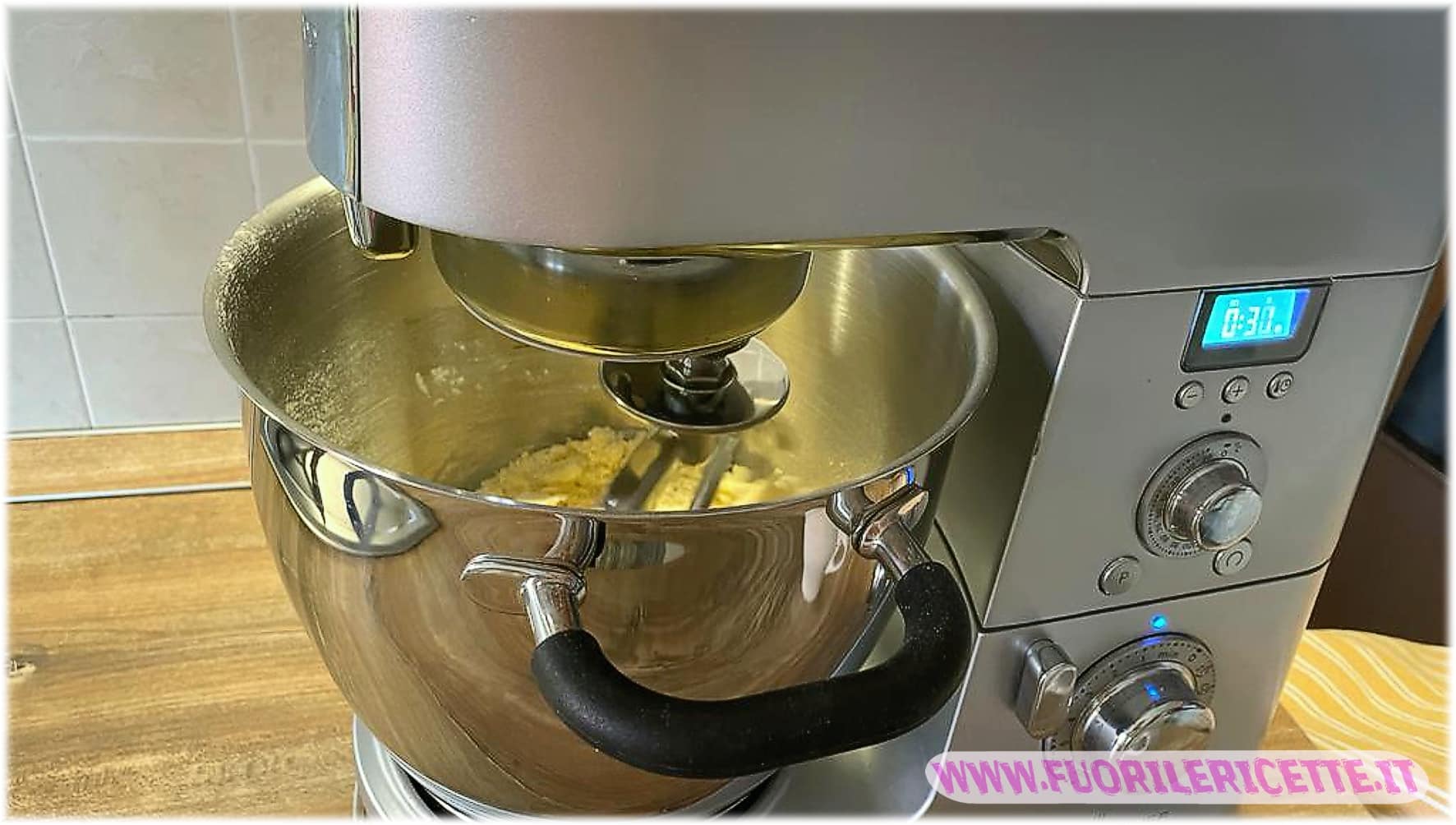Impastare col robot da cucina