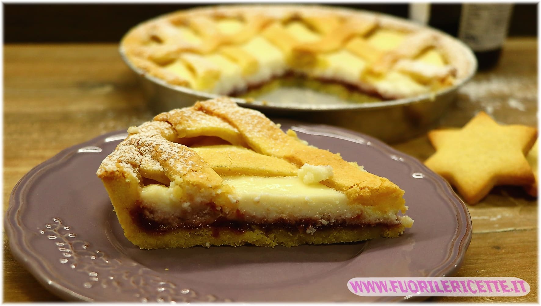 Crostata ricotta e marmellata