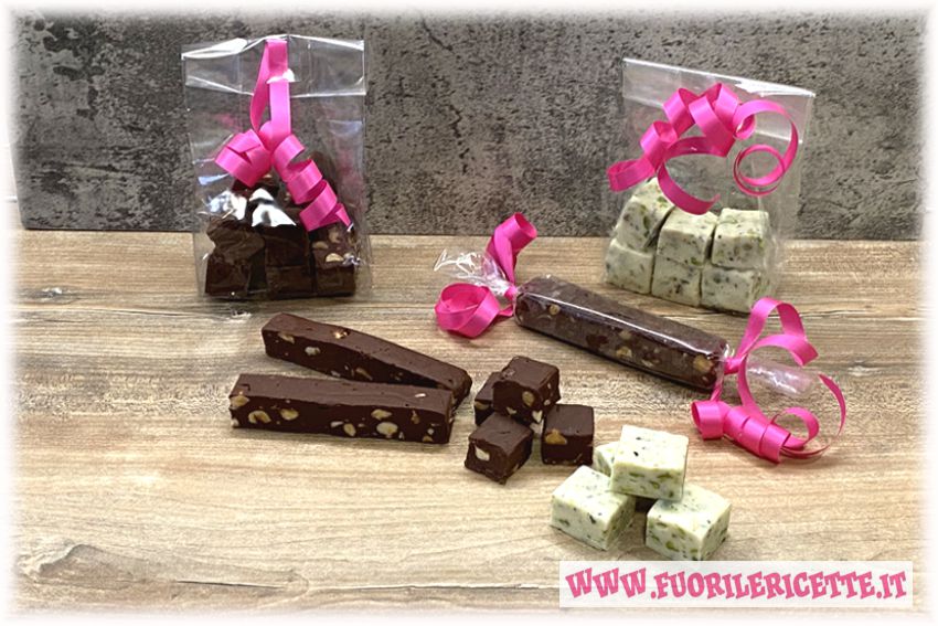 Fudge al cioccolato bianco e fondente