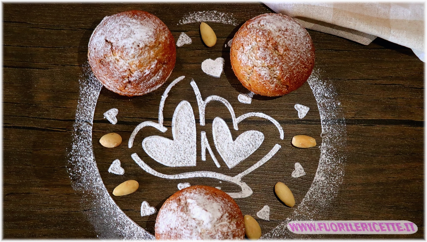 Muffin carote e mandorle