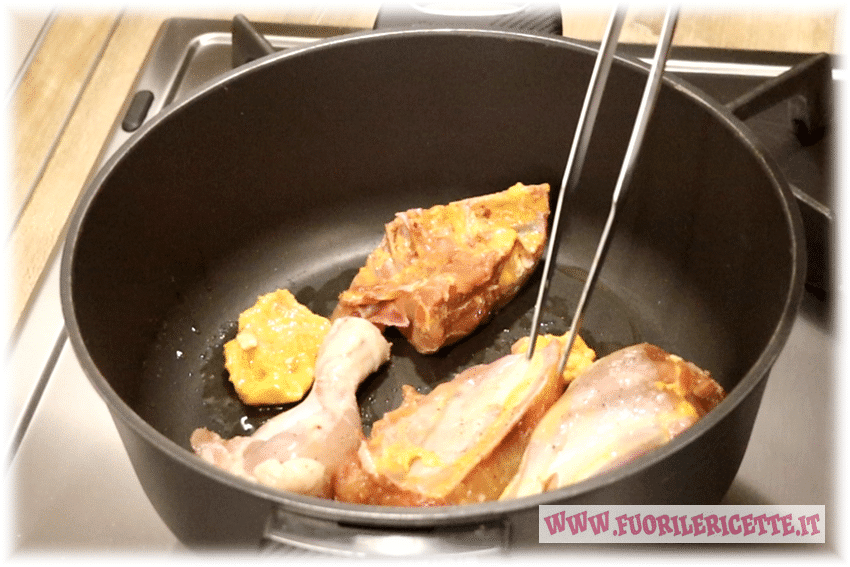 Rosolatura del pollo