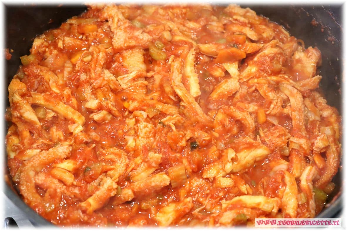 Trippa al pomodoro con pecorino