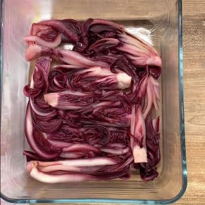 mettere radicchio nella pirofila