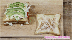 quinto strato club sandwich vegetariano