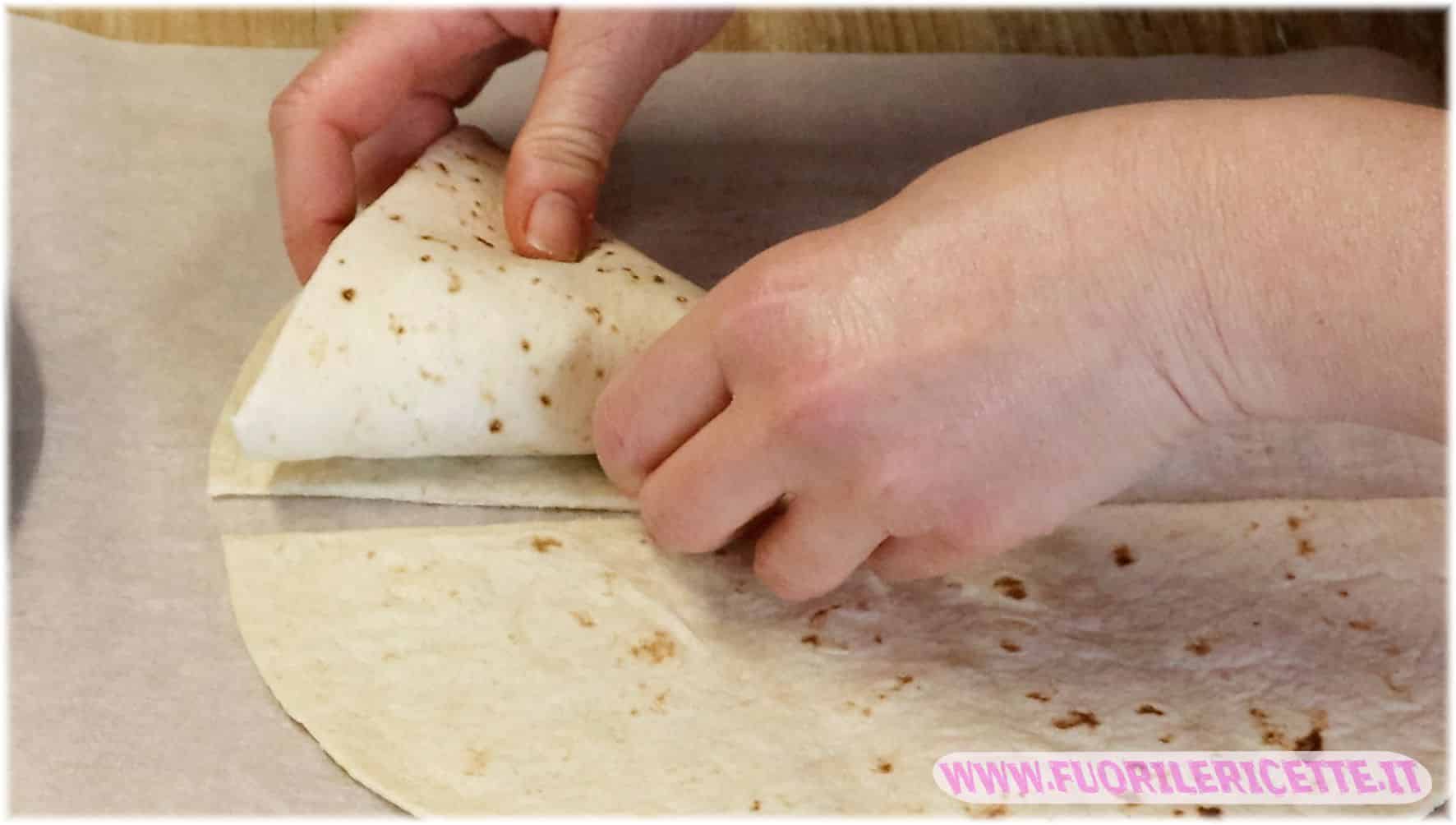 terza piega della piadina
