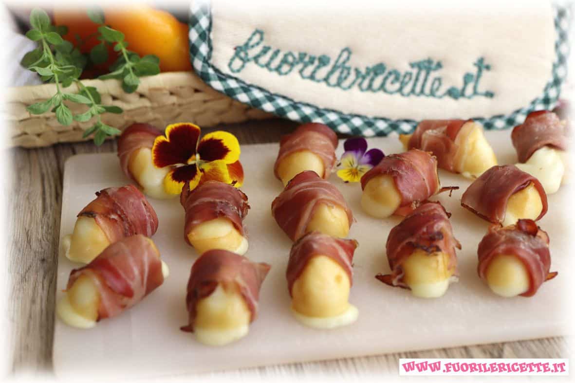 ricetta bocconcini di scamorza affumicata e speck