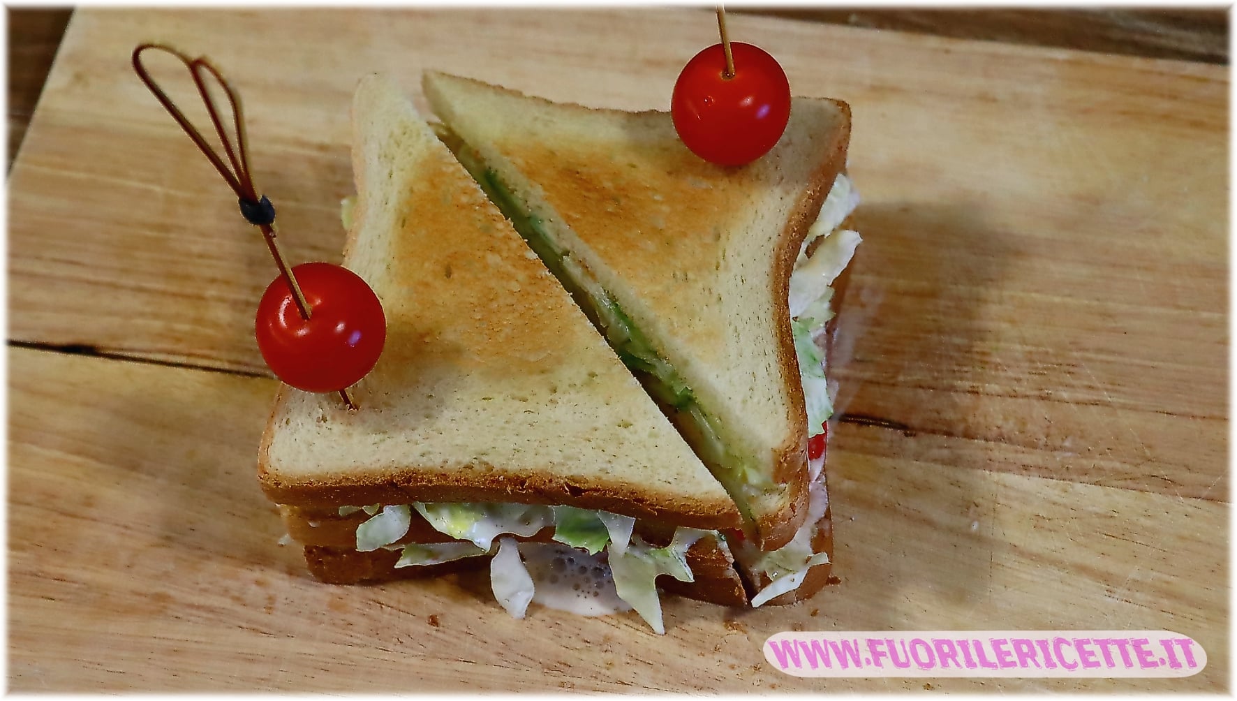 Club sandwich vegetariano
