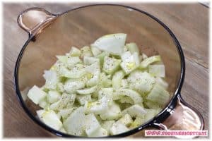 finocchi gratinati con semi di sesamo