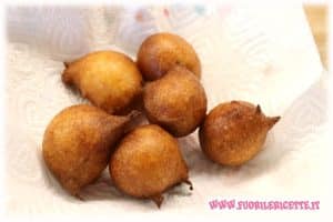 Frittelle di ricotta fritte