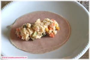 Involtini con affettato di tacchino arrosto