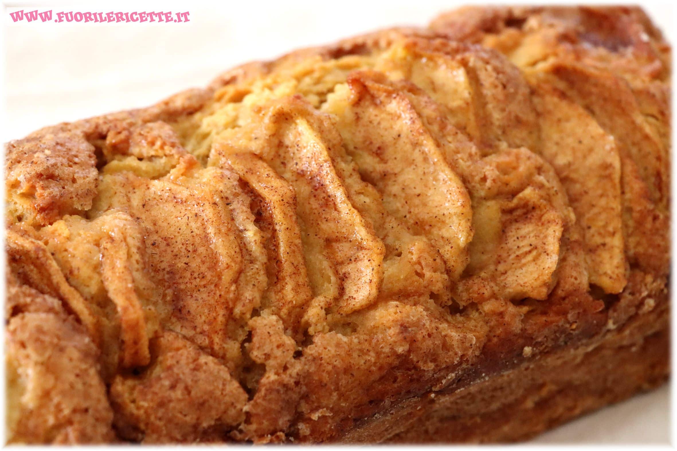 Plumcake alle mele con farina semi integrale