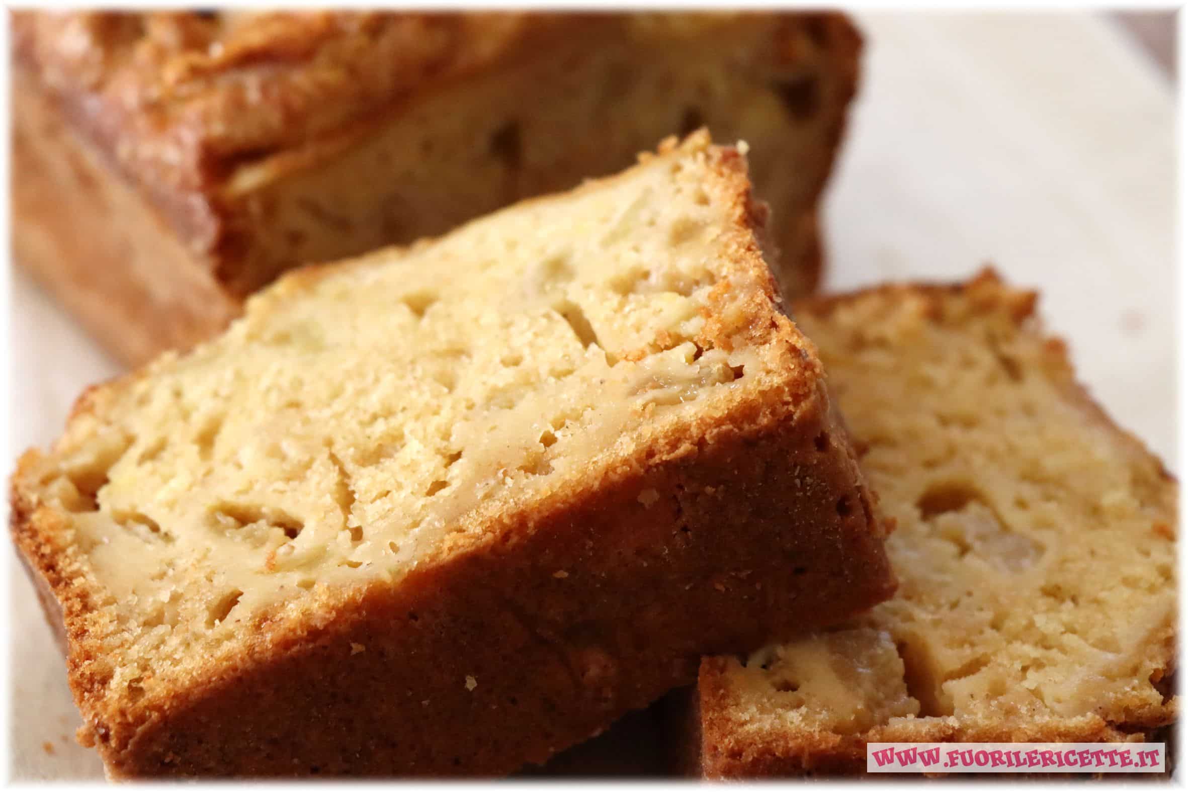 Plumcake alle mele con farina semi integrale