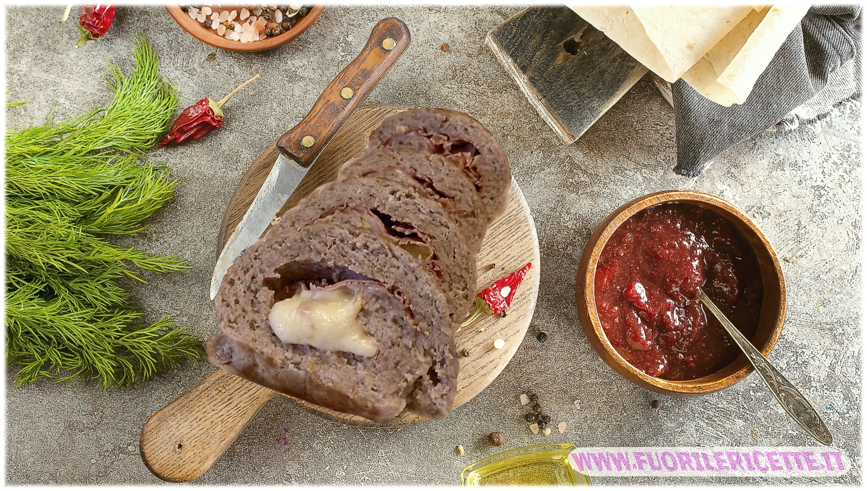 Polpettone ripieno al forno