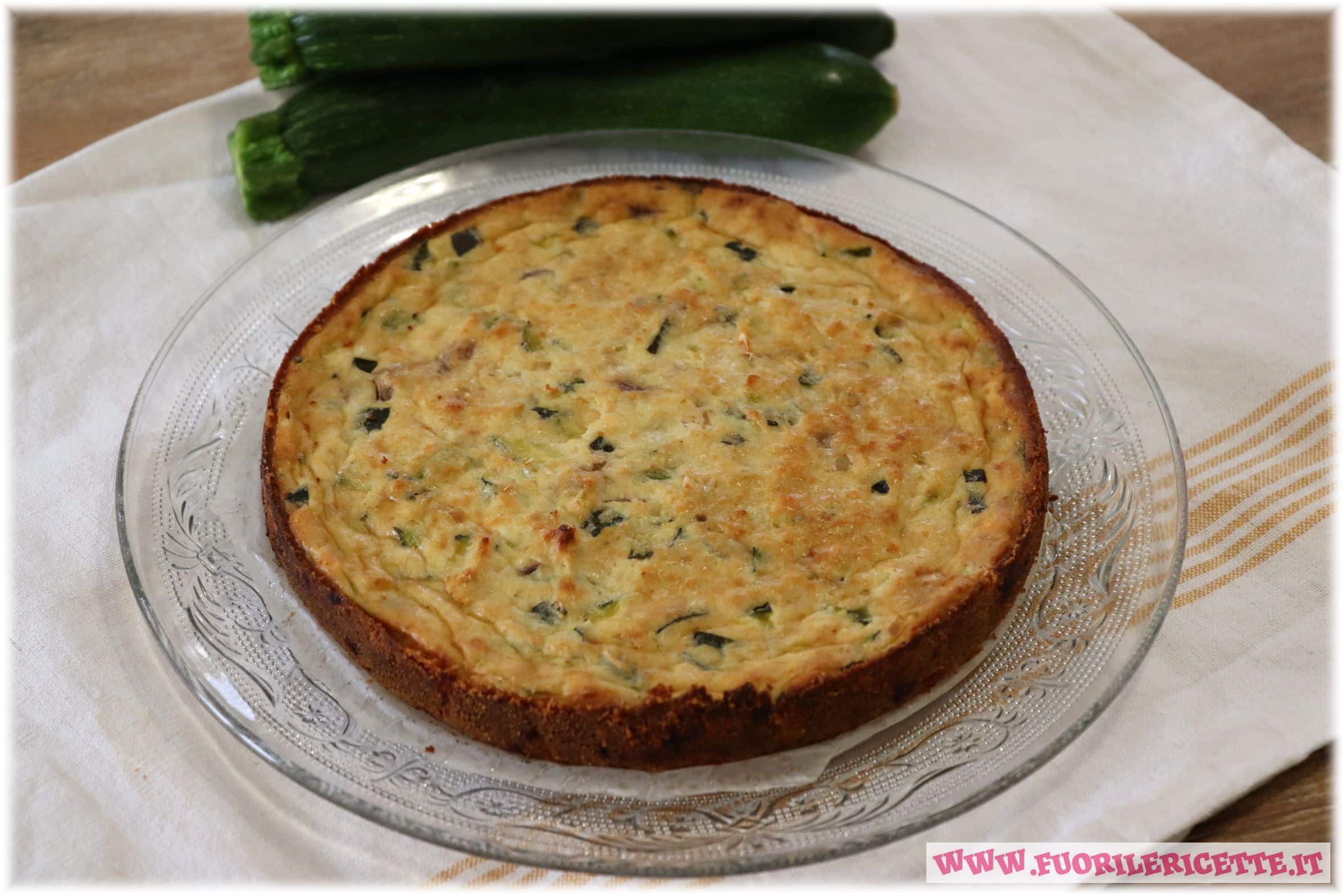 Tortino di zucchine e ricotta
