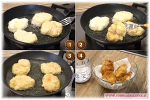 Zeppole napoletane fritte salate o alla nutella FRITTURA