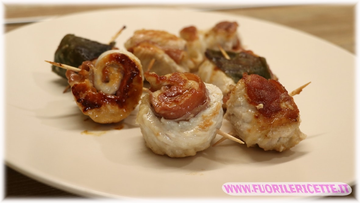 involtini tacchino e speck