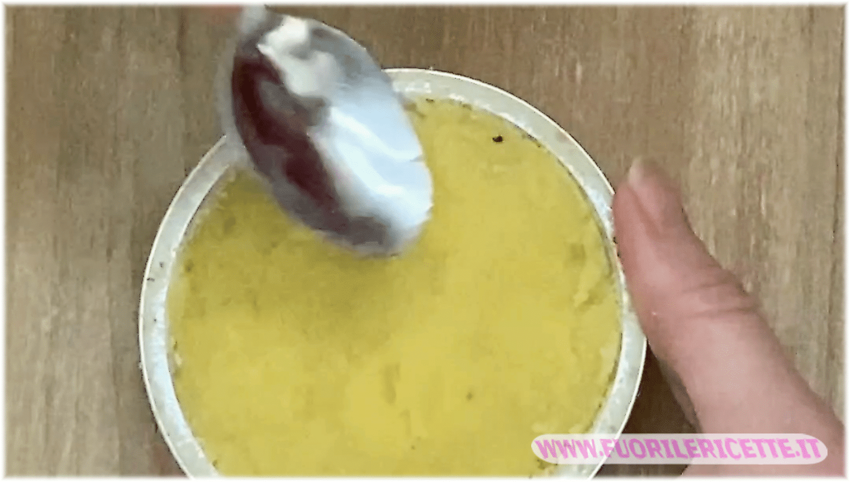 ricoprire il tortino