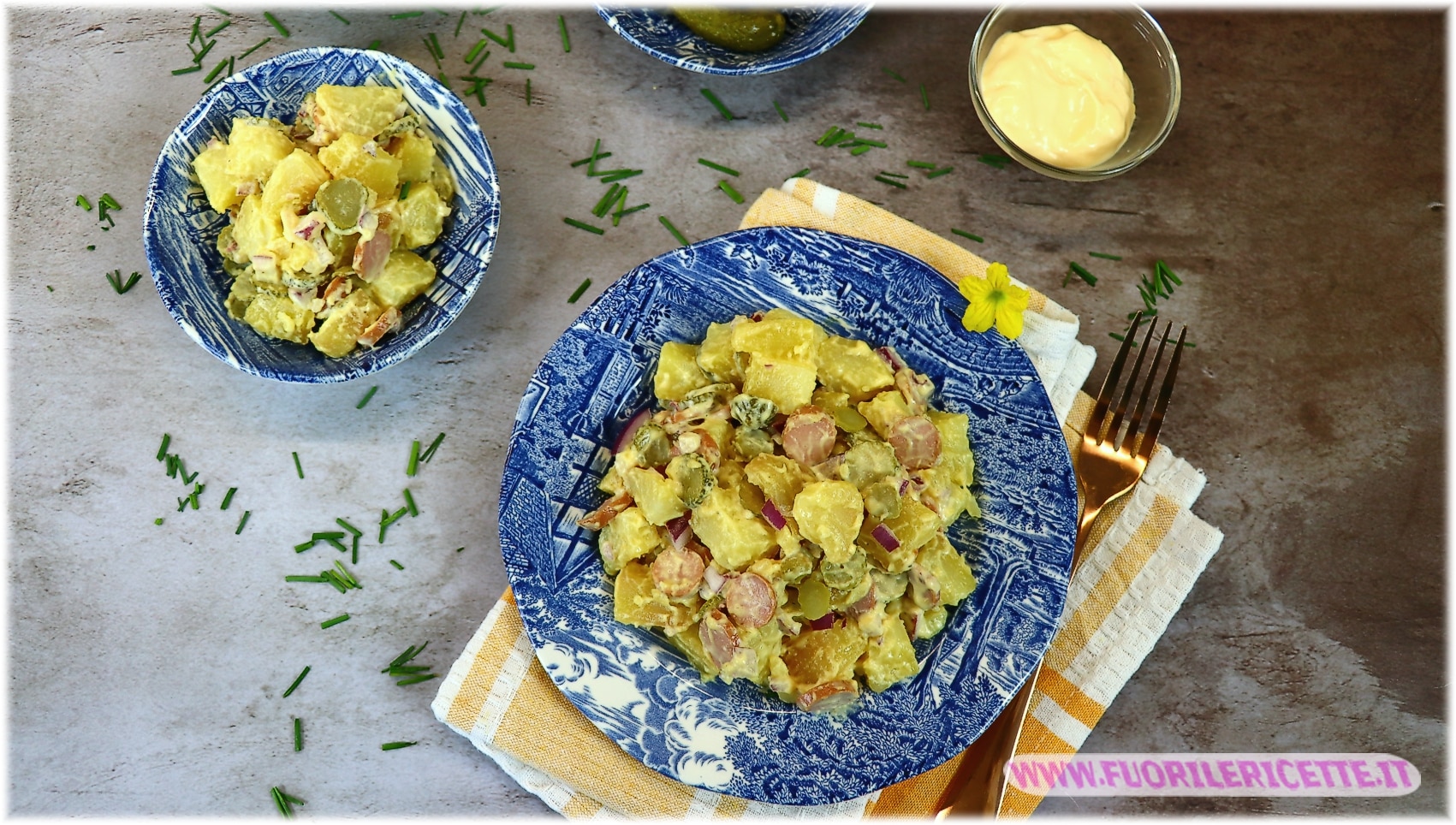 Insalata di patate e wurstel würstel