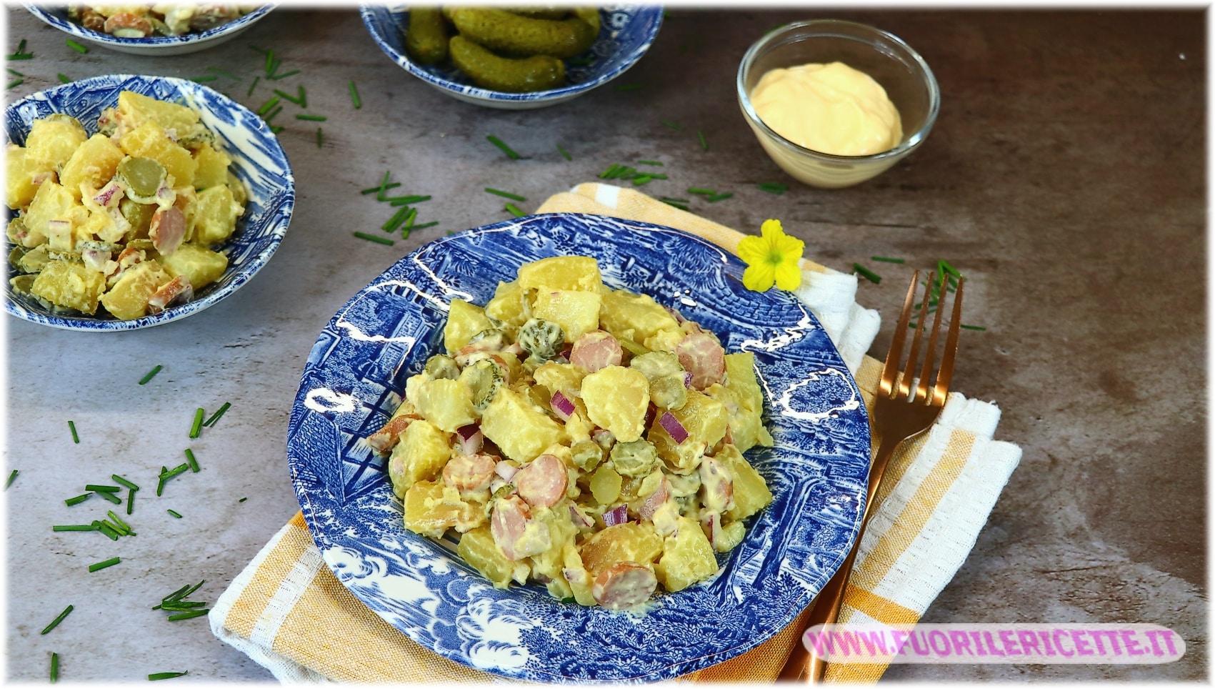 Insalata di patate e wurstel würstel