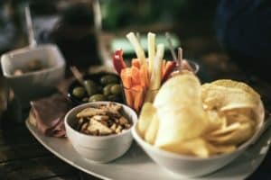 Foto di aperitivo con salatini