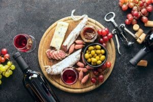 Foto piatto per apericena o aperitivo