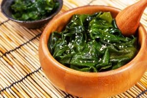 foto di alghe marine in cucina