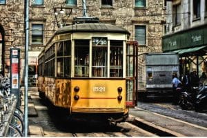 ristoranti strani italia: Cena in un tram