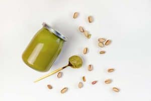 Pasta di pistacchio pura foto