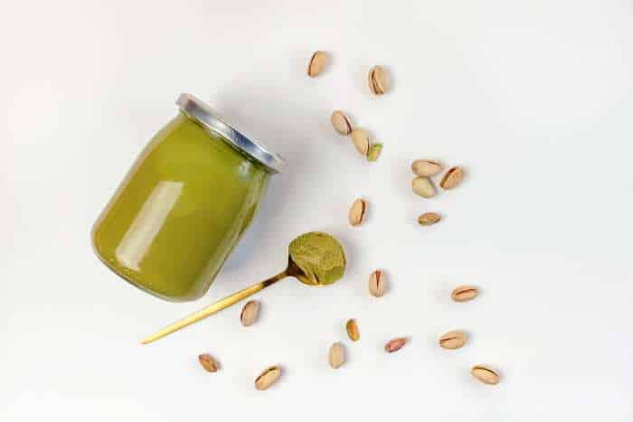 Pasta di pistacchio pura foto