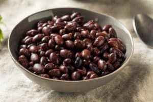 Foto di piatto fagioli neri