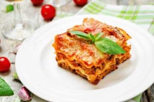 foto di lasagna