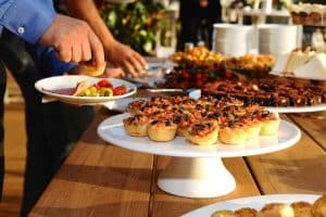 foto di cena a buffet