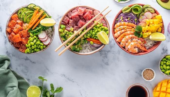 Foto di poke hawaiano